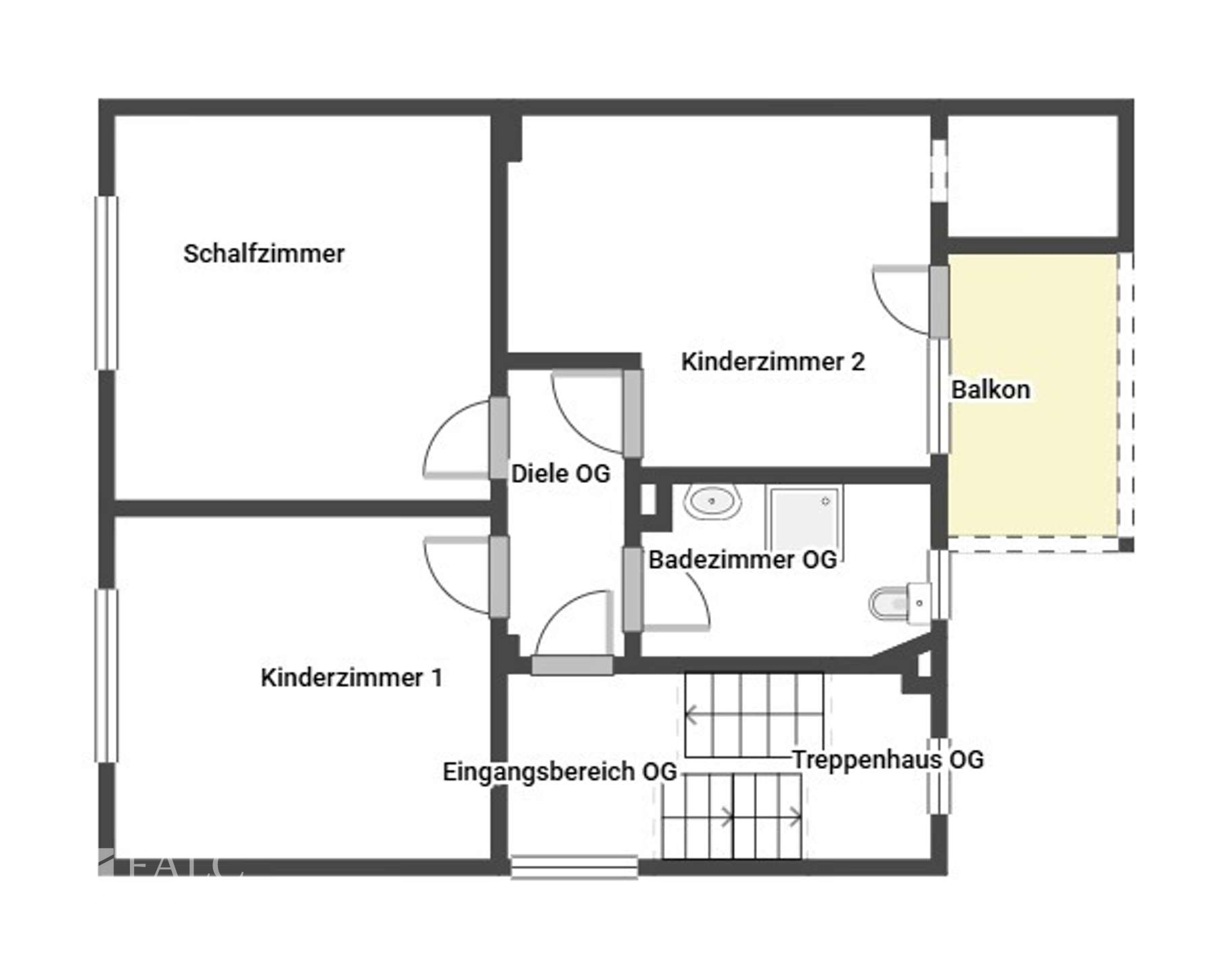 Grundriss 1. OG